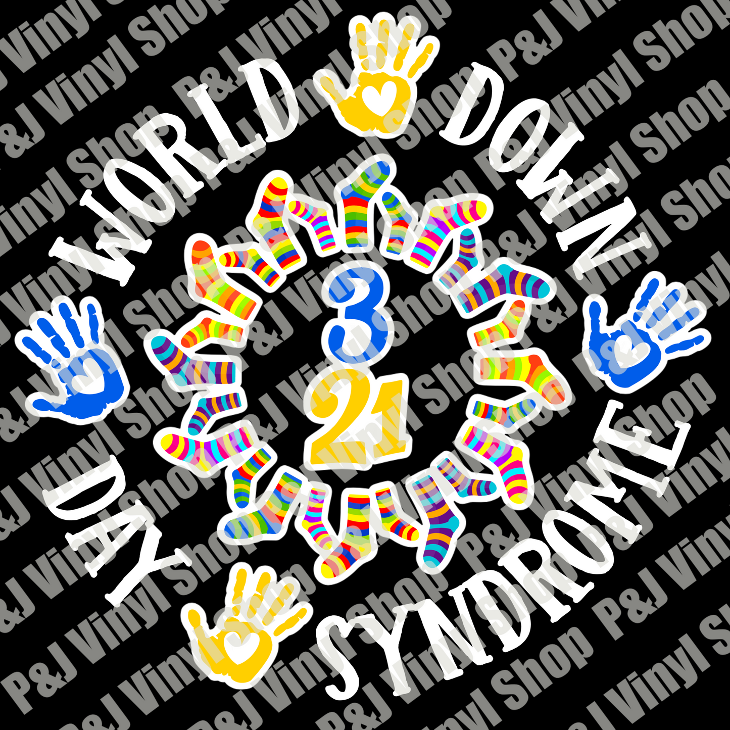 Down Syndrome HTV PRINTS