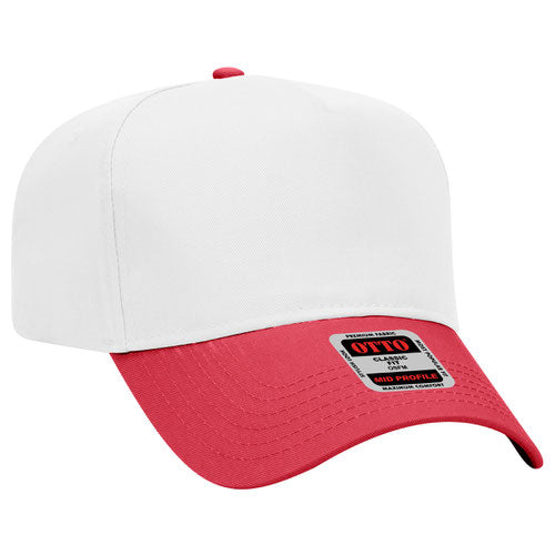 5 Panel Mid Profile Baseball Cap