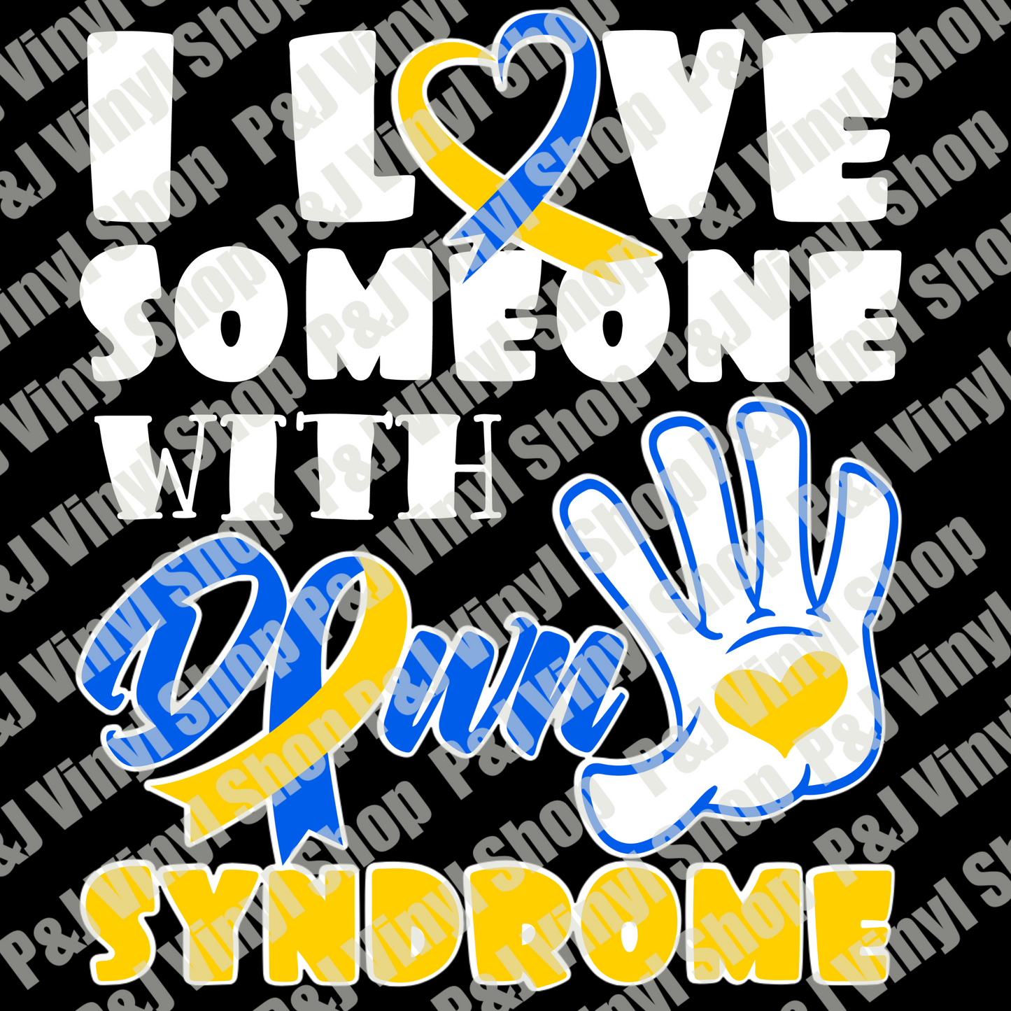 Down Syndrome HTV PRINTS