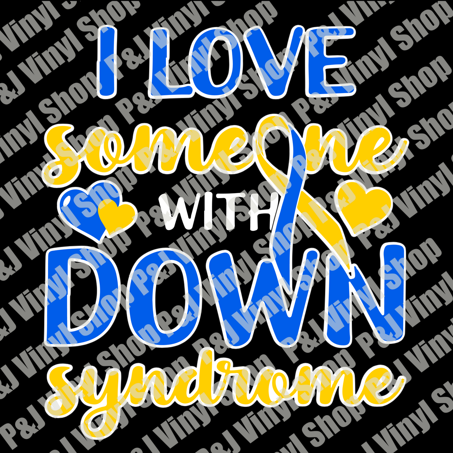 Down Syndrome HTV PRINTS