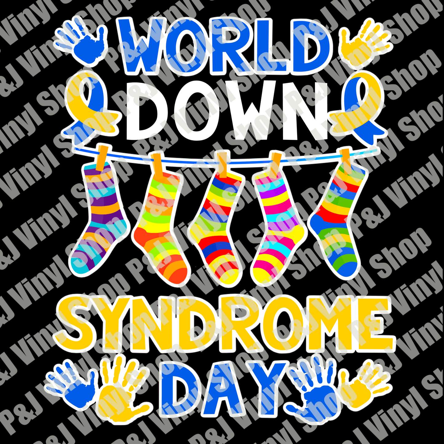 Down Syndrome HTV PRINTS