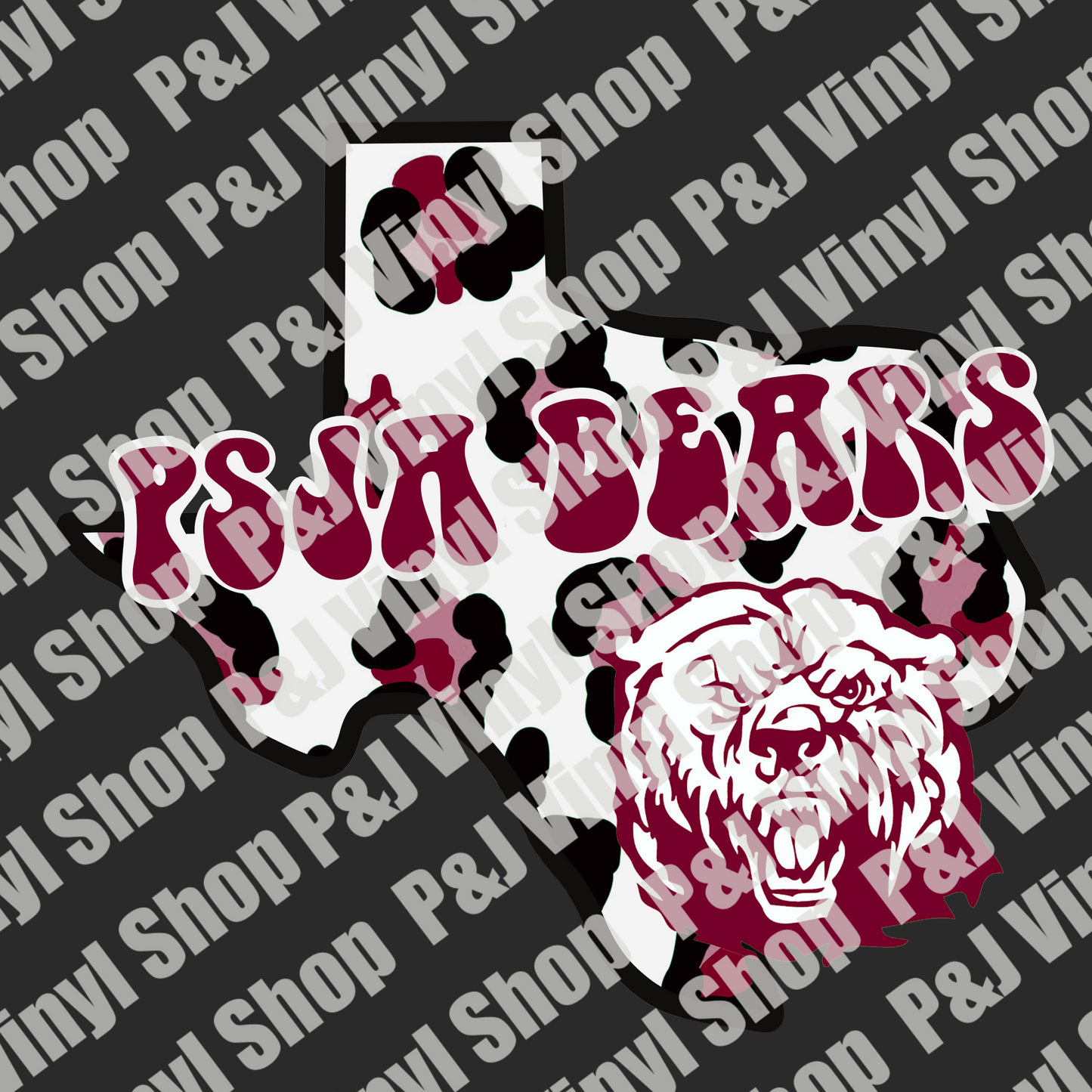 PSJA Bears #2 PNG