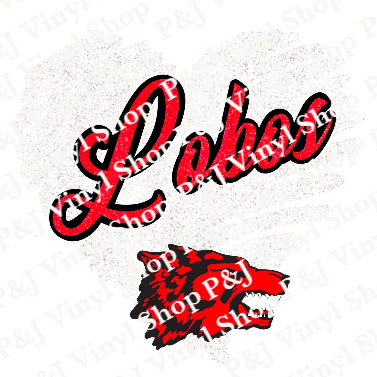 HTV Prints Lobos High School
