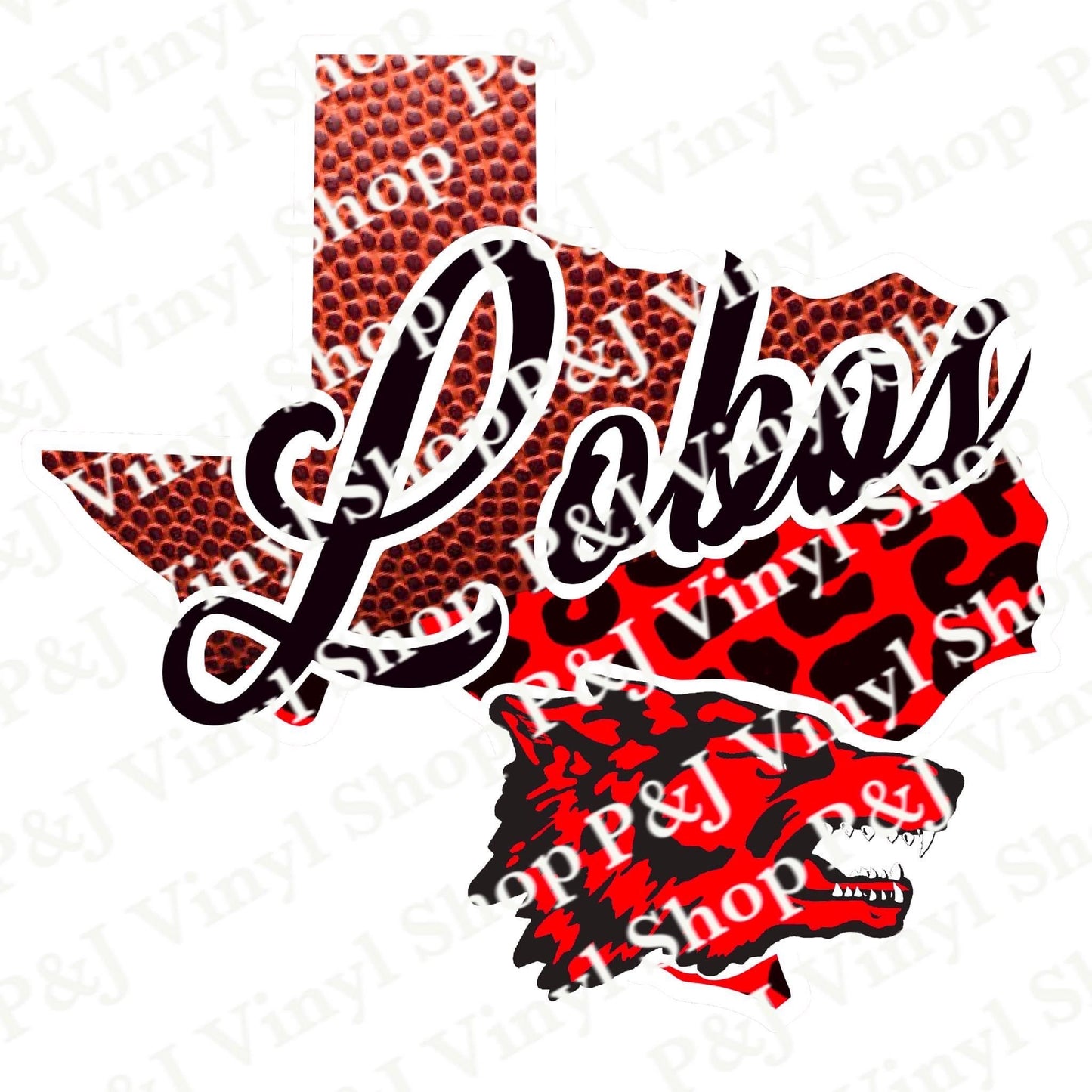 HTV Prints Lobos High School