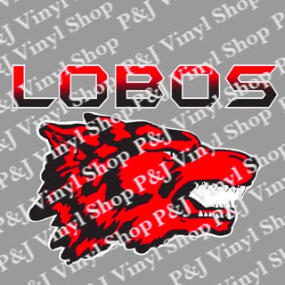 HTV Prints Lobos High School