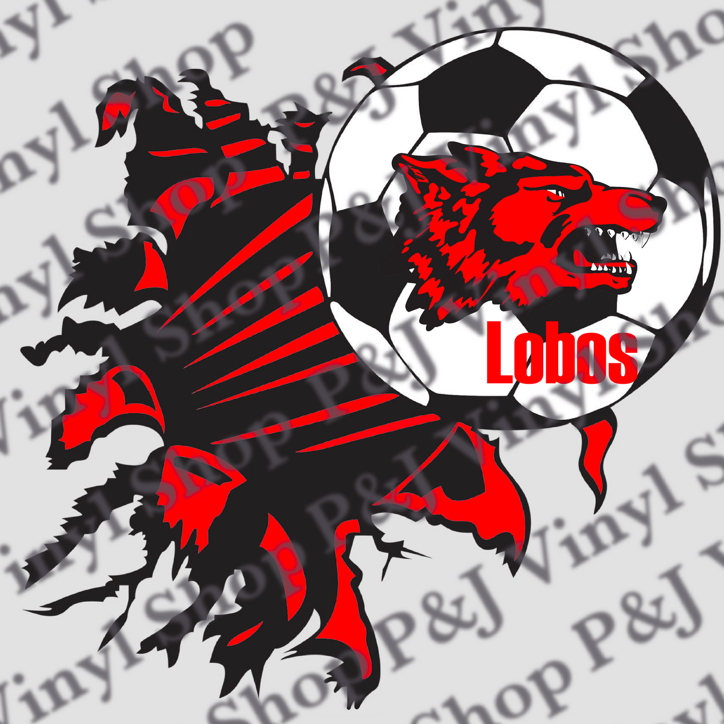 HTV Prints Lobos High School