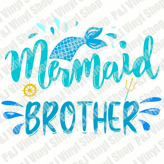 Mermaid Brother PNG