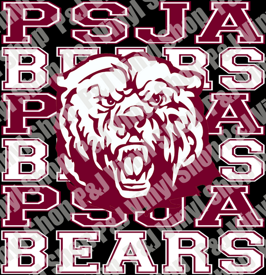 PSJA BEARS #1 PNG