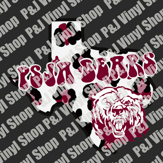 PSJA Bears #2 PNG
