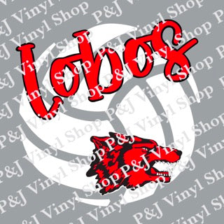 HTV Prints Lobos High School